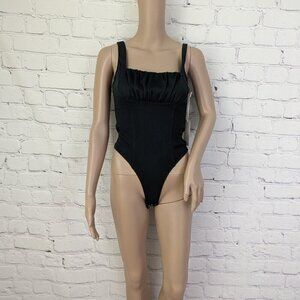 Capulet Soft Forest Green Mallory Bodysuit S NWT